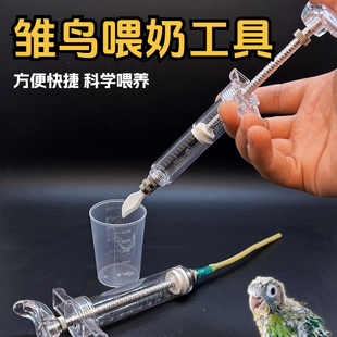 鹦鹉喂食喂奶勺子针管软管工具鸟喂食喂奶工具小鹦鹉幼鸟专用全套