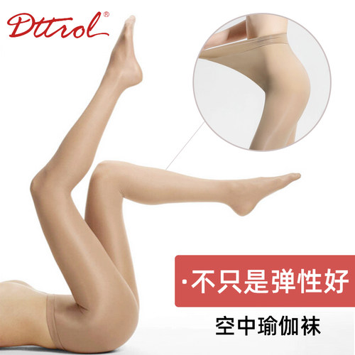 啦啦操闪光袜舞蹈空中瑜伽袜珠光