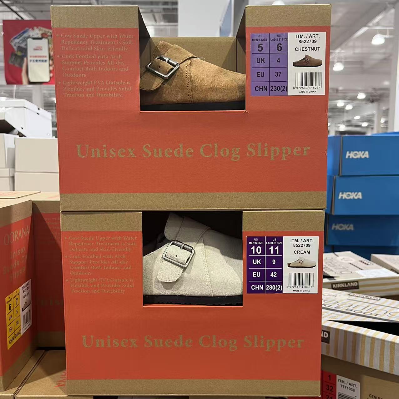 国内开市客代购 ORANA/欧罗娜 2025春季新款男女同款拖鞋勃肯鞋