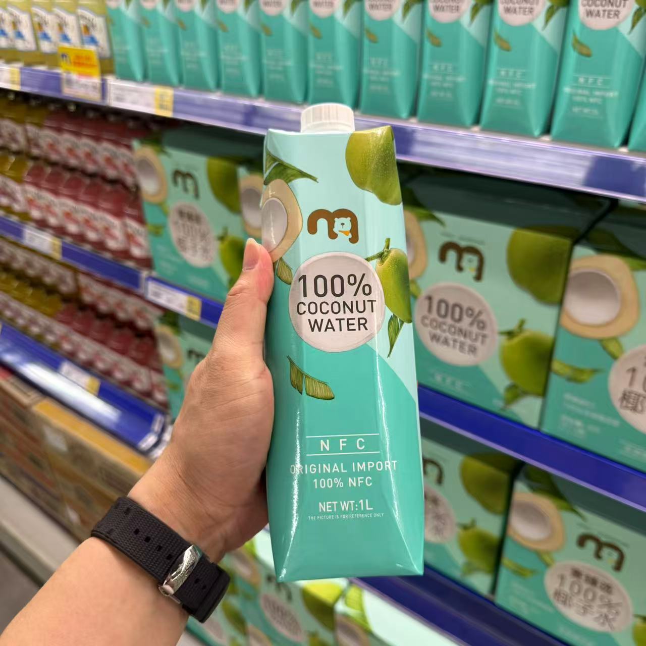 麦臻选进口100%NFC椰子水清甜