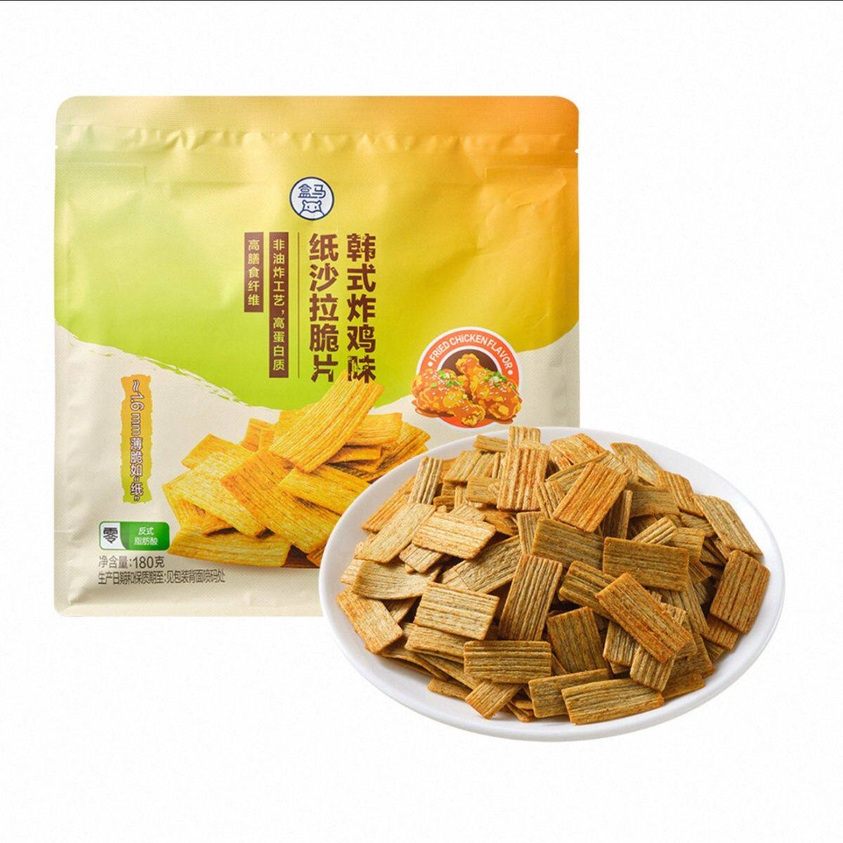 盒马纸沙拉脆片韩式炸鸡味180g