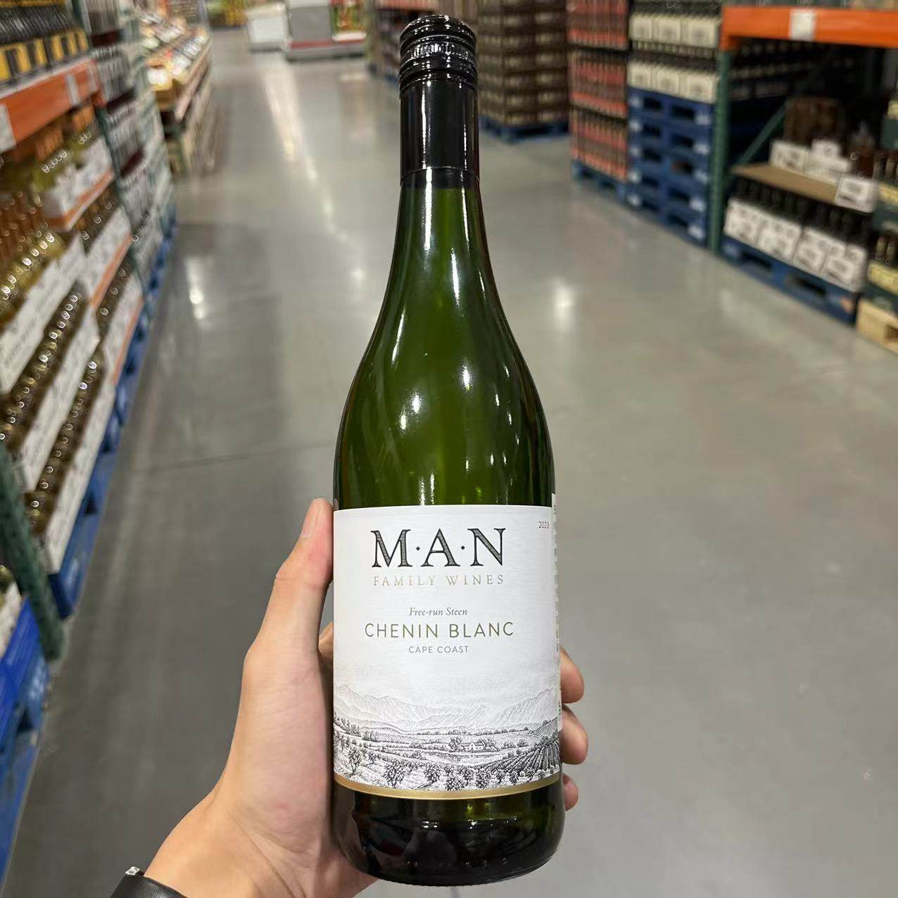 MAN白诗南白葡萄酒花果香开市客
