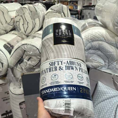 HOTELGRAND双温四季枕全棉羽毛枕