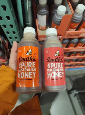 开市客Costco代购 澳洲进口纯正SMITH'S蜂蜜1KG 早餐涂抹饮料冲调