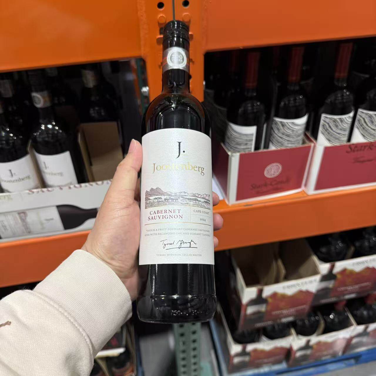 开市客代购 Joostenberg赤霞珠红葡萄酒750ml黑醋栗与莓果风味