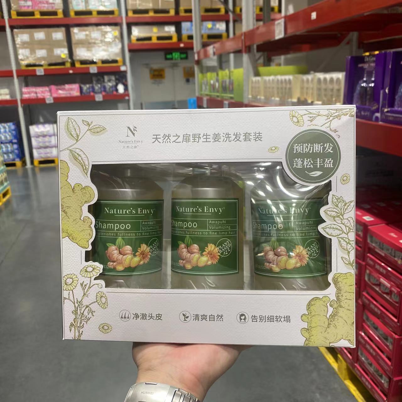 天然之扉美国通用野生姜洗发套装