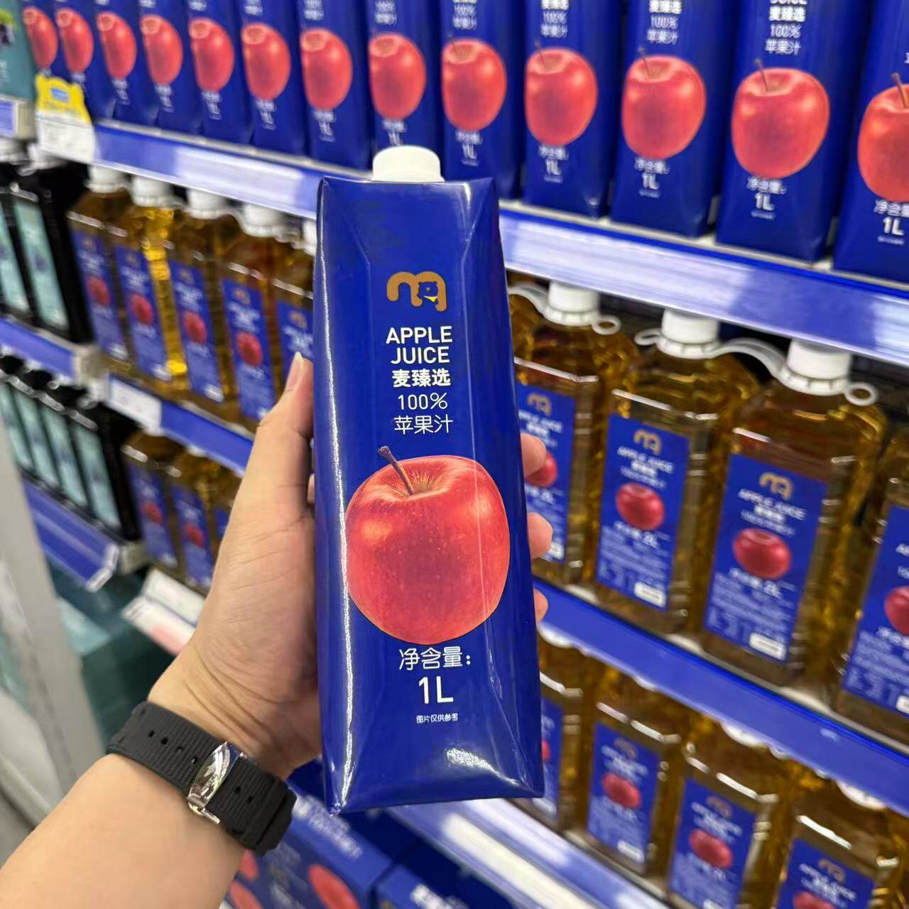 麦臻选100%苹果汁橙汁原汁原味