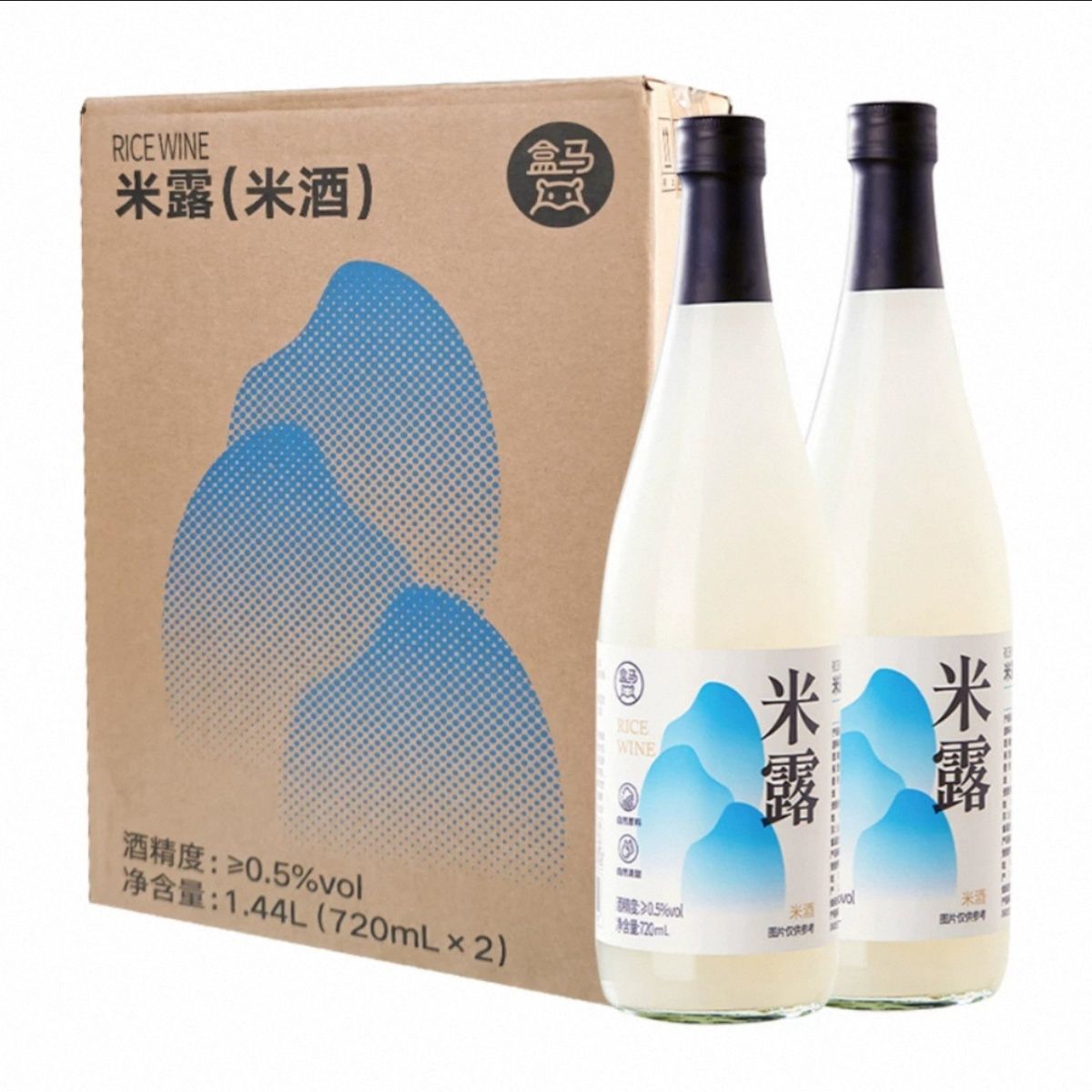 盒马代购米露720ml/单瓶