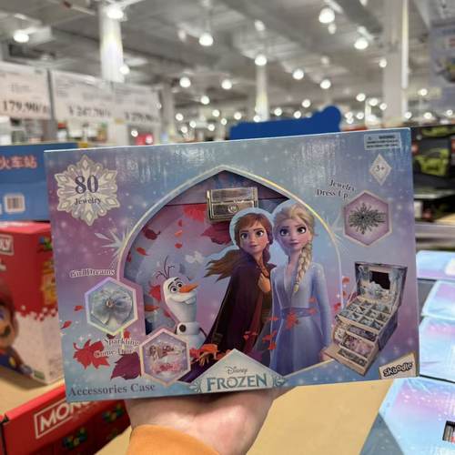 迪士尼冰雪奇缘发饰礼盒玩具送礼