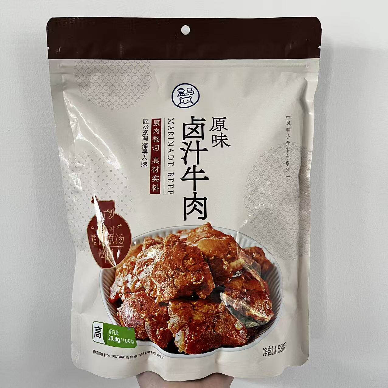 盒马即食肉类卤汁牛肉独立包装