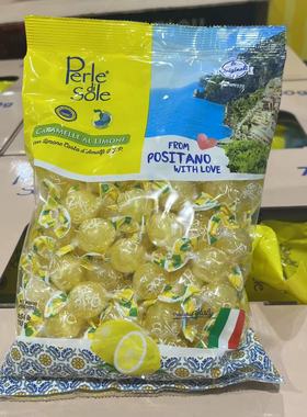 PERLE DO SOLE柠檬味糖果意大利产内层独特柠檬汁糖果 开市客代购