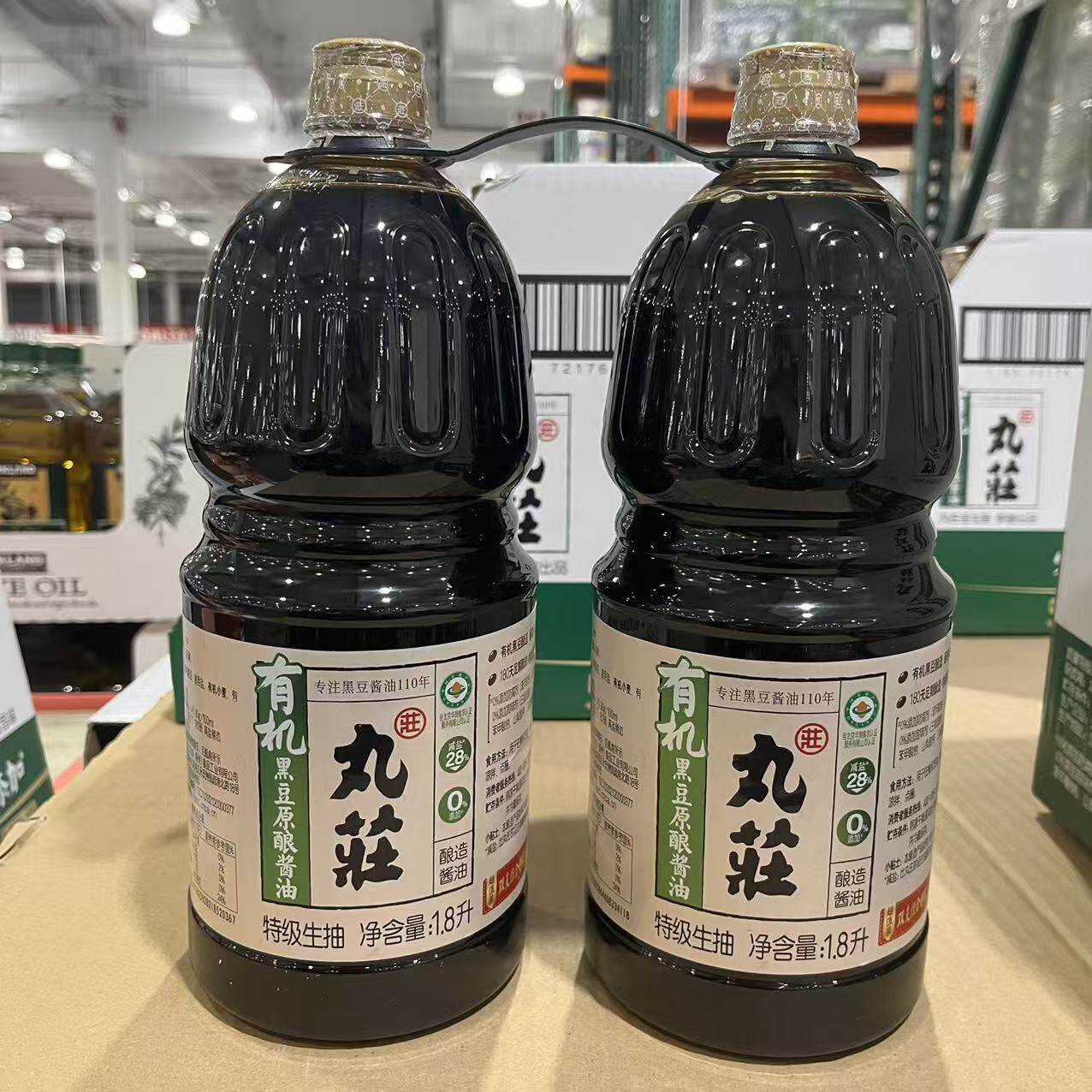 开市客丸庄有机黑豆原酿酱油1.8L