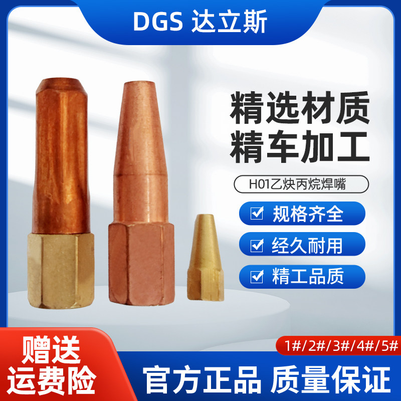 焊嘴焊枪焊炬嘴H01-2梅花型焊枪头2L升便携式焊具煤气液化气焊咀