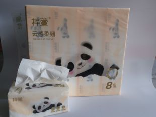 梓萱抽纸家用纸婴儿妇婴纸餐巾纸家庭装实惠可湿水纸550张一提8包