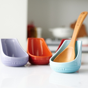 Creuset 炻瓷汤勺子架子珐琅彩色 时尚 简约 法国Le 酷彩 专柜正品