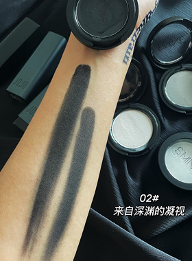 小众欧美细闪持久黑白灰暗黑系列