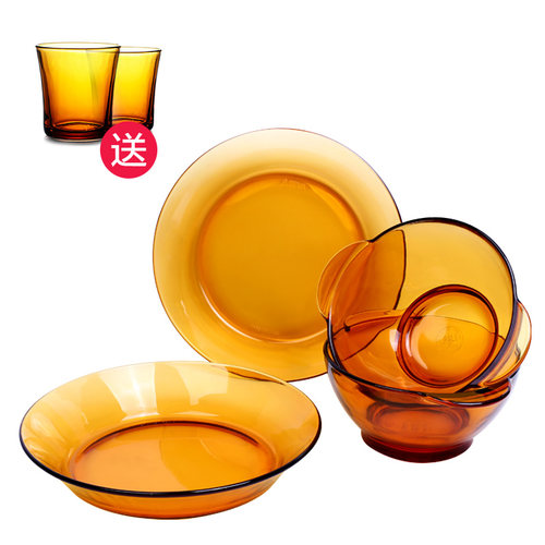 法国进口多莱斯钢化4件玻璃碗