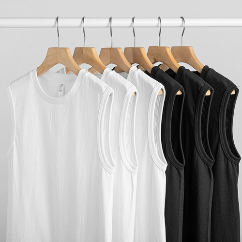 Японская ретро хлопковая летняя спортивная цветная майка, жилет для спортзала подходит для мужчин и женщин