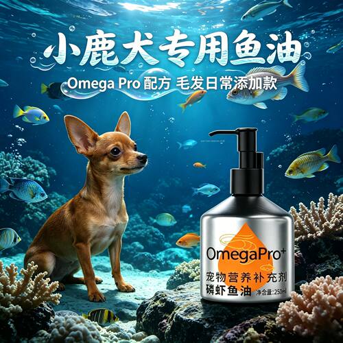 小鹿犬专用鱼油卵磷脂狗狗软磷脂小狗宠物狗补充营养品幼犬omega3