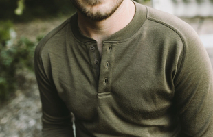 包邮 240g长袖 RUN大牧场男美利奴羊毛插肩亨利17.5mic中厚款 SHEEP