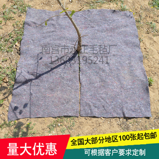 除草布果树园防草布保湿布黑棉毡吸水遮草地毯抑草地膜柑橘无纺布