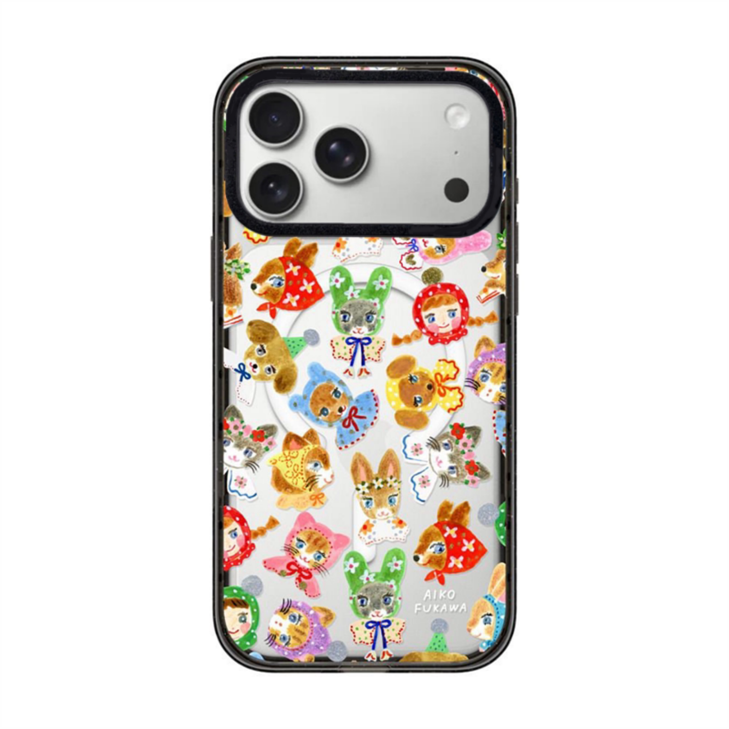 【韩国代购】新款糖果脸派对适用苹果17promax手机壳iphone16/15/14pro/plus防摔外壳13/12磁吸Magsafe高级11