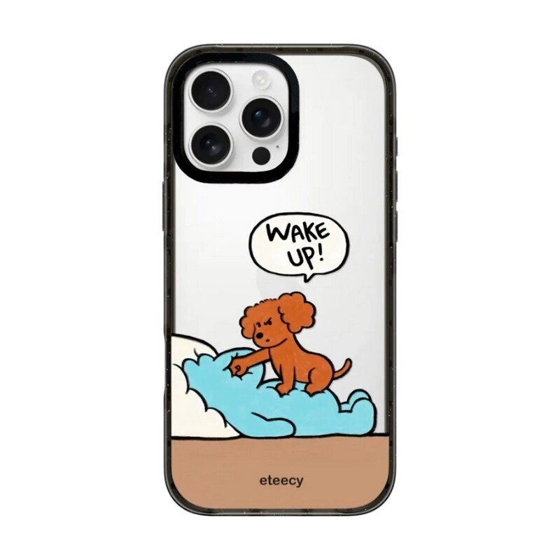 【韩国代购】狗狗醒醒透明手机壳适用苹果17/16promax保护套iphone15/14pro/plus防摔13/12磁吸Magsafe11潮牌