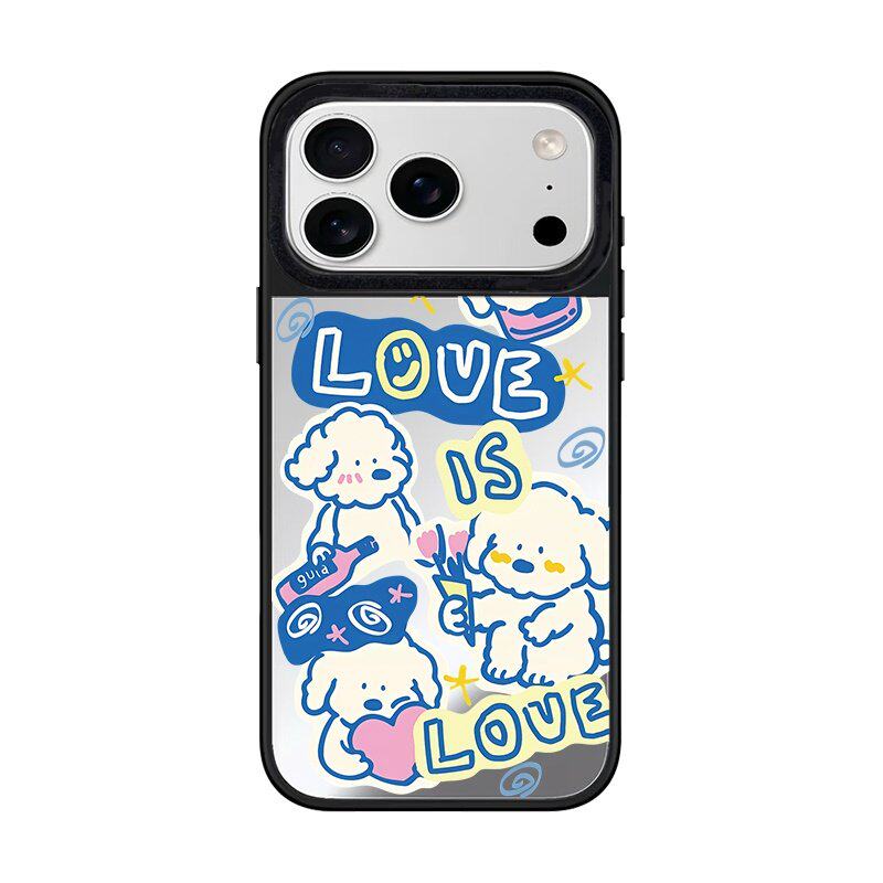 【韩国代购】酒瓶小狗爱就是爱适用苹果17/16promax手机壳iphone15/14pro/plus防摔13/12磁吸Magsafe11保护套