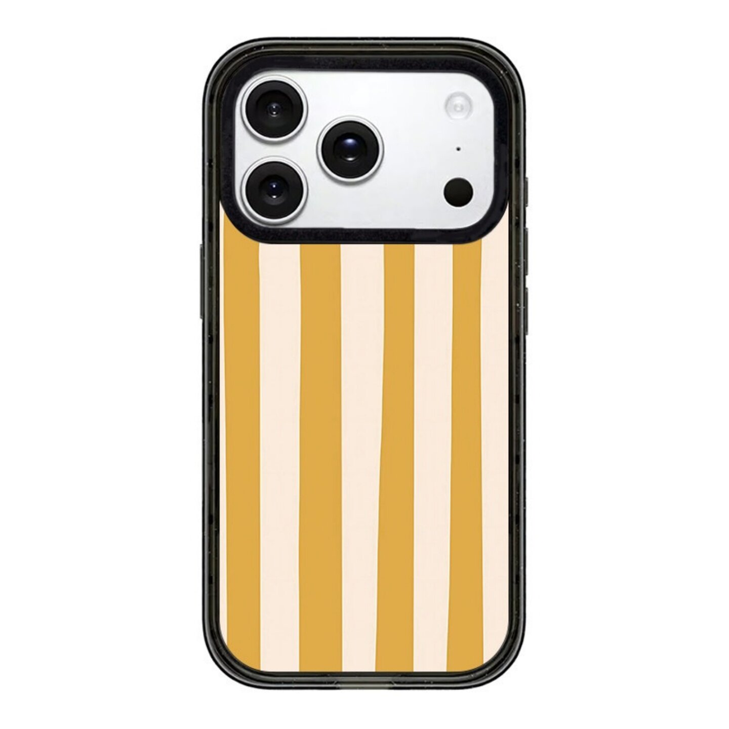 【韩国代购】新款彩绘世界黄条纹适用iphone18/17promx手机壳苹果16/15pro防摔外壳苹果14/13磁吸Magsafe情侣