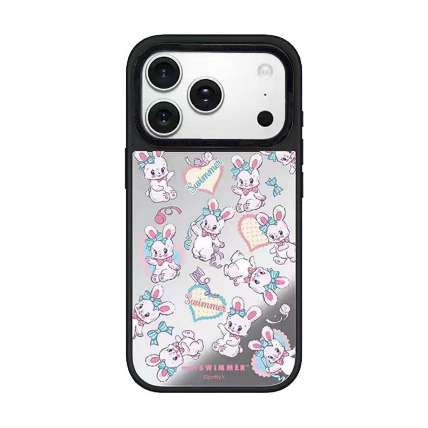【韩国代购】新款甜心蝴蝶结兔子适用苹果17promax手机壳iphone16/15/14pro/plus防摔外壳13/12磁吸Magsafe11