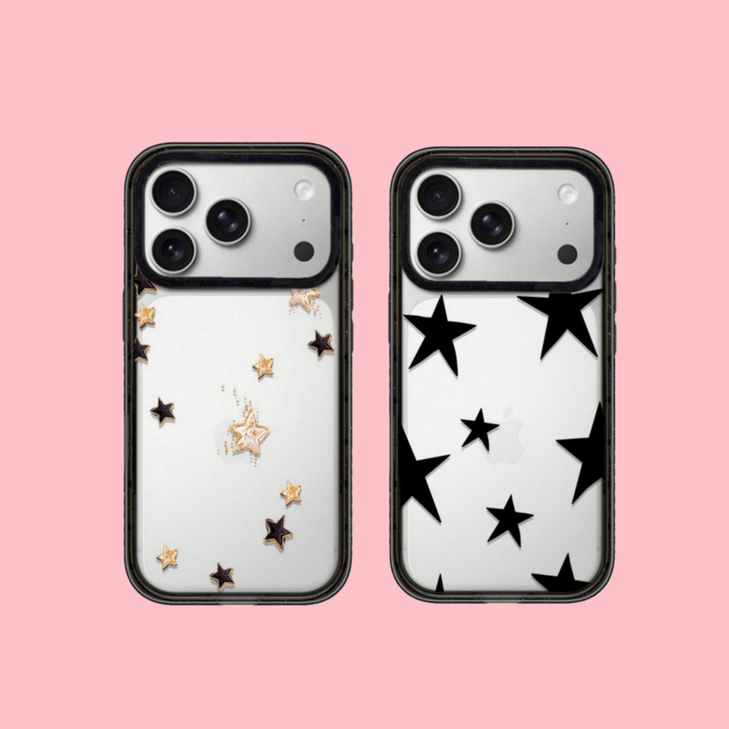 【韩国代购】幸运星黑色星星适用iphone17手机壳苹果16promax防摔透明15/14plus磁吸Magsafe苹果13/12pro新款