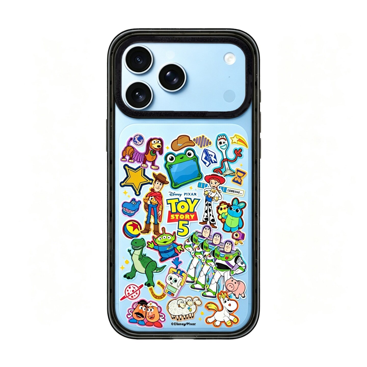 【韩国代购】新款浅蓝玩具总动员贴纸适用iphone18/17promx手机壳苹果16/15pro防摔外壳苹果14/13磁吸Magsafe