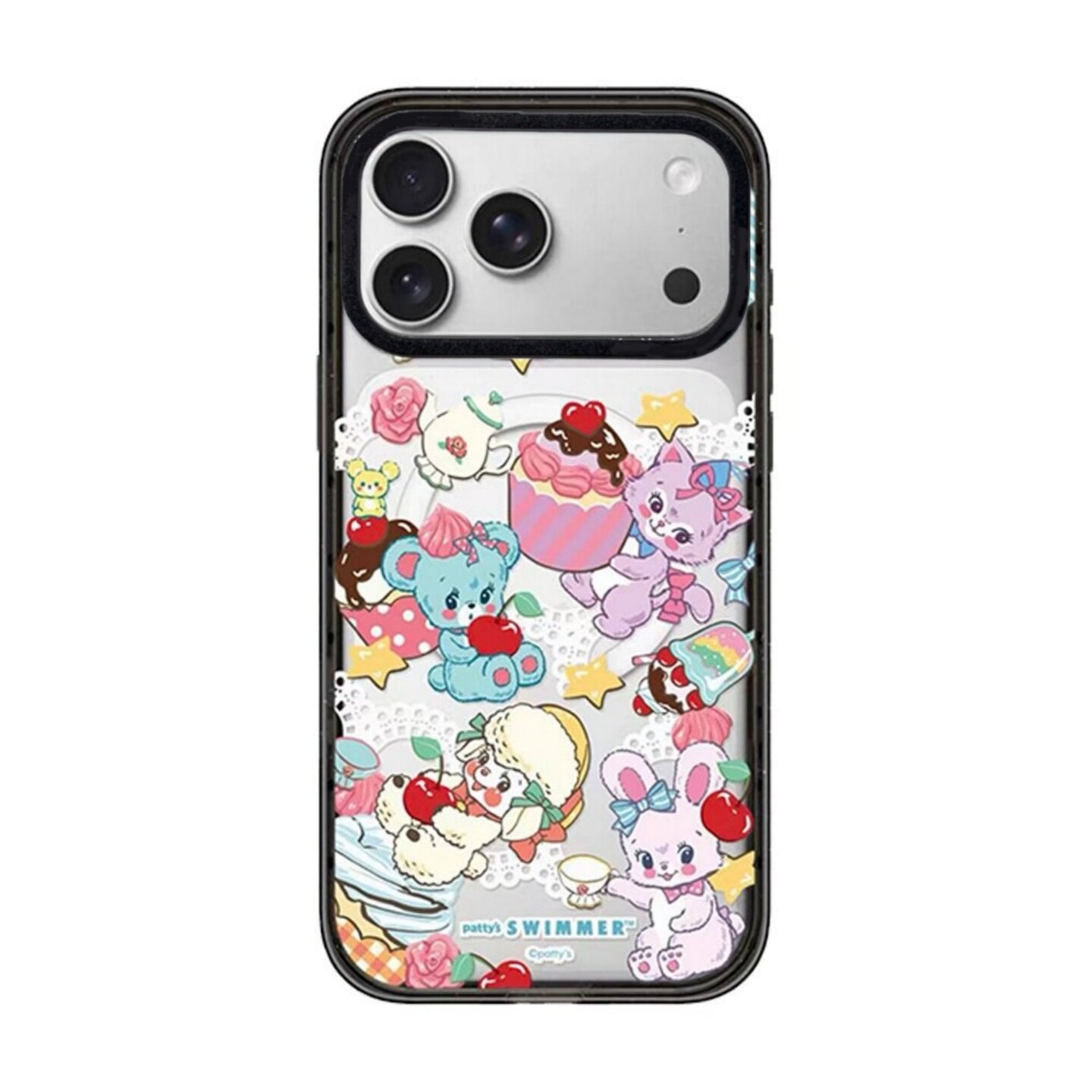 【韩国代购】新款甜心动物派对适用iphone苹果17promax手机壳16/15/14pro/plus透明外壳苹果13/12磁吸Magsafe
