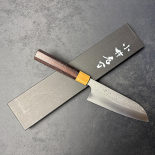 手工研磨高完工度 日本厨刀 SG2大马士革170mm三德 小林圭