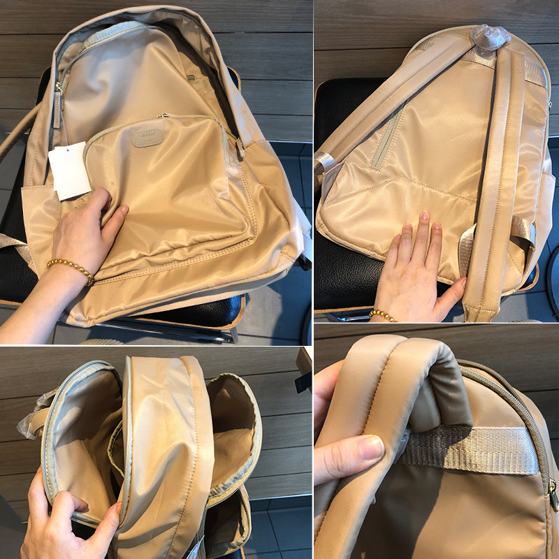 日本正品kk高定新材质超轻尼龙顺滑高级男女光泽双肩大背包电脑书