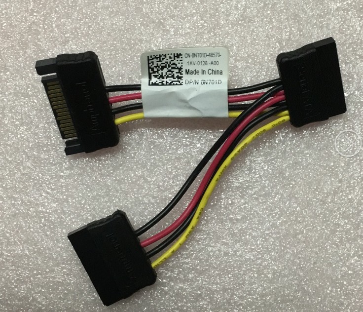 DELL 一分二 SATA串口硬盘电源线 790/990/7010/9020 SFF小机箱