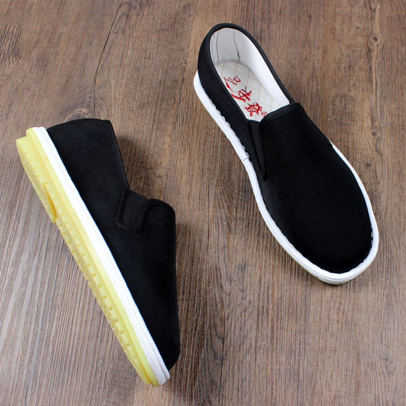 老北京布鞋男手工千层底软底透气