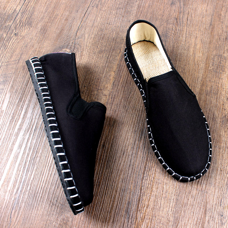 透气老北京布鞋千层底男款手工