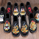 手工西山加厚二棉鞋 老北京棉鞋 刺绣中国风保暖男款 加绒布鞋 男冬季