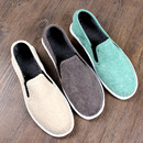 加厚二棉西山手工牛筋底潮流灯芯绒 男加绒保暖棉鞋 冬季 老北京布鞋