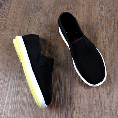 保暖老北京布鞋男加绒千层底棉鞋