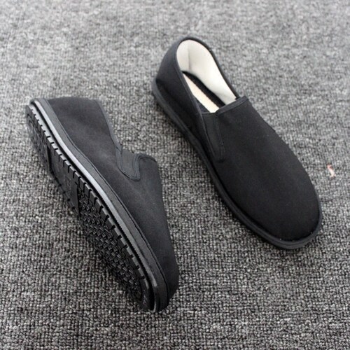 透气老北京布鞋软底牛筋底一脚蹬