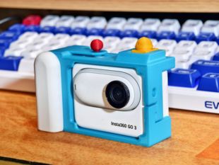 影石GO3/3S手柄DIY兔笼 insta360go3s 麦当劳配色 哆啦A梦小叮当