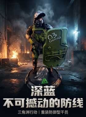 三角洲行动游戏周边深蓝盾狗模型手办潮玩手办3D打印周边玩具