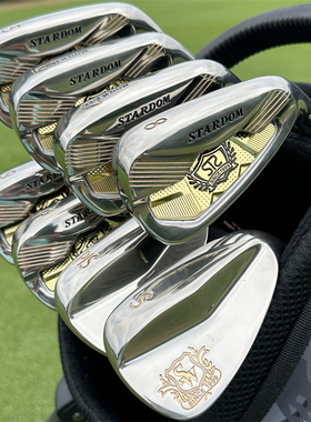 武士刀STARDOM远距离男士高尔夫铁杆组,5~S杆一组8支,碳素杆身