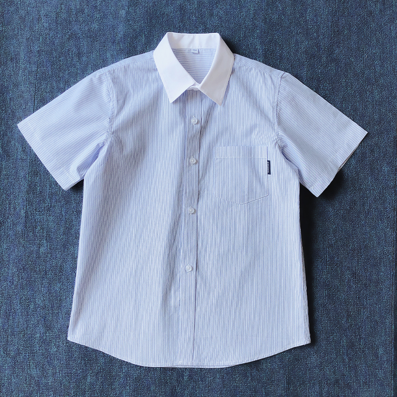 男童校服衬衫短袖夏季英伦