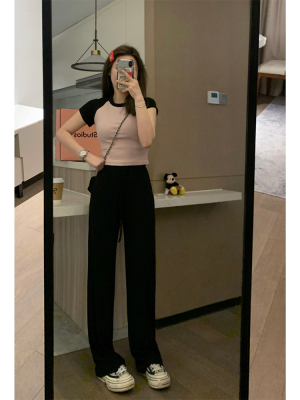 抽绳小个子显瘦清凉瘦瘦裤