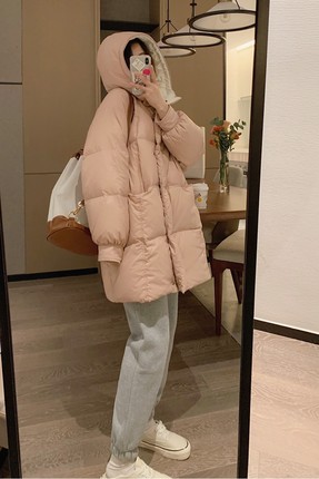 VEEE 2024冬季新款百搭 灰色显瘦高腰哈伦束脚休闲加厚加绒运动裤