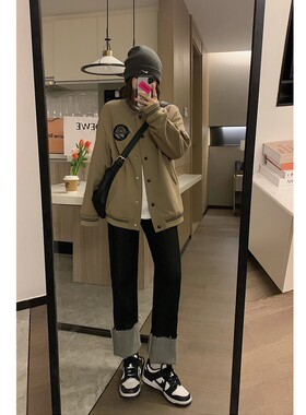 保暖减龄兼具显瘦宽松加厚卫衣