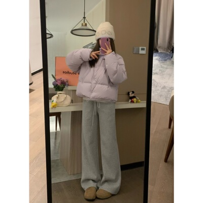 冬季开场奶包小个子立领羽绒服